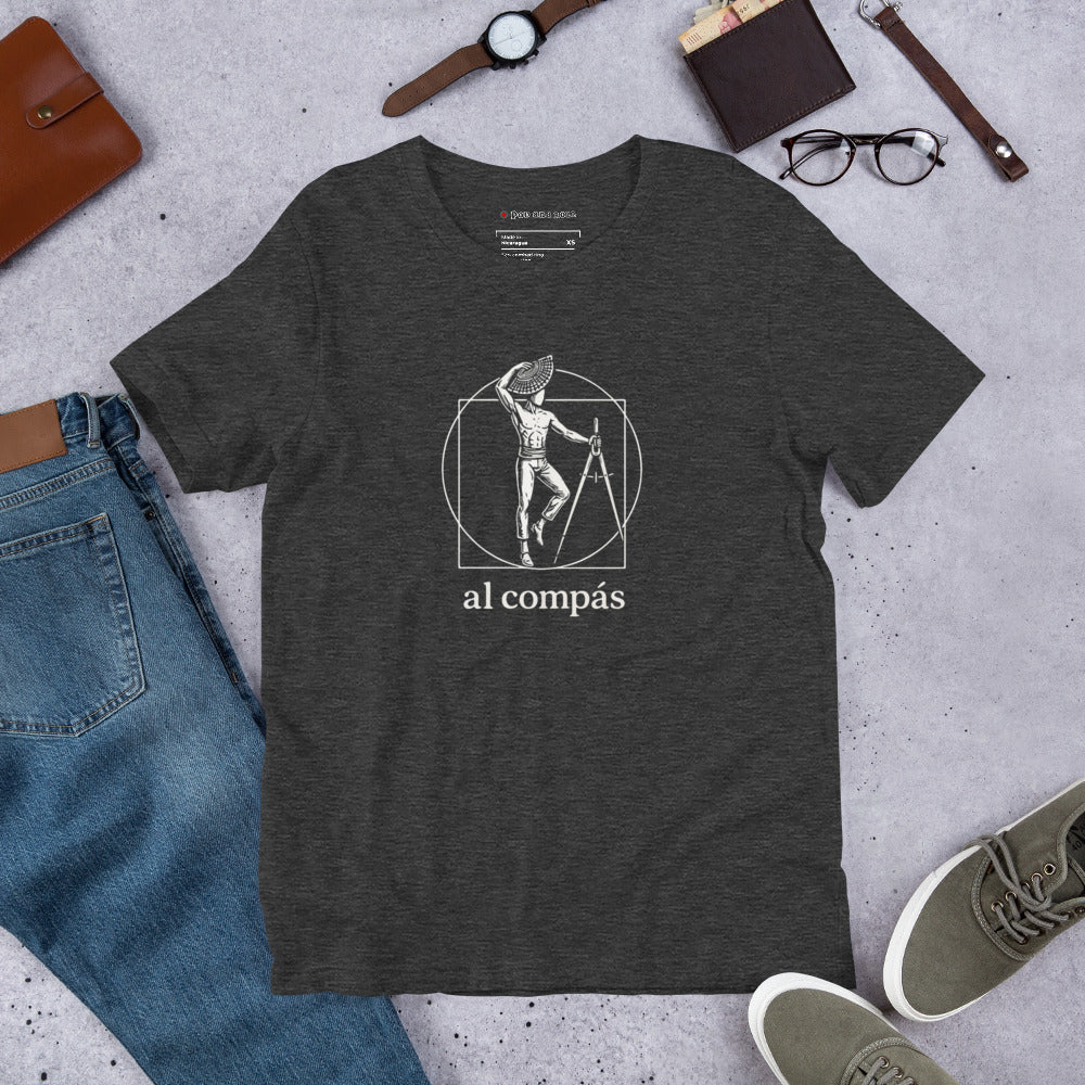 camiseta al compas diseño minimal ritmo musica